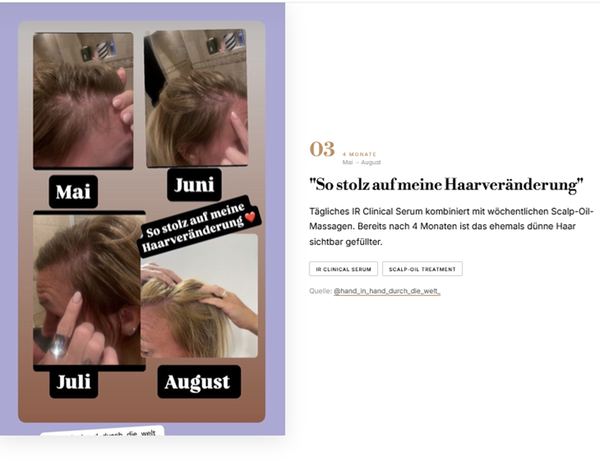 So stolz auf meine Haarveränderung · 4 Monate