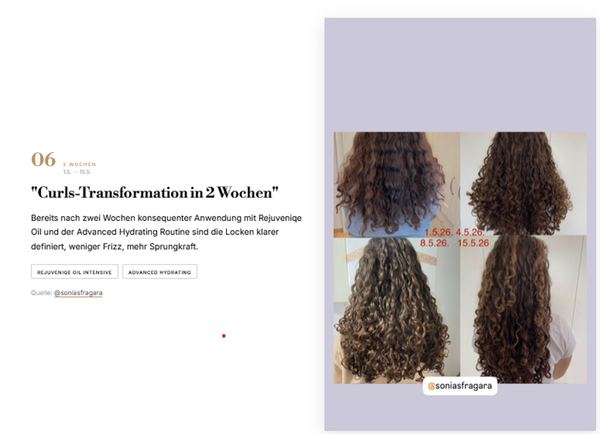 Curls-Transformation in 2 Wochen